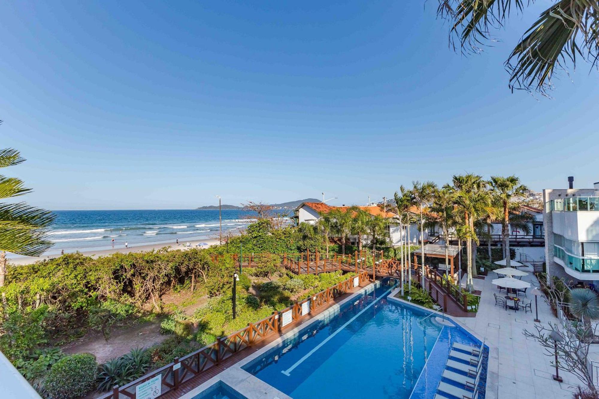 Varandas do Atlântico, Fabuloso Apto em Condo Frente Mar com Piscina Climatizada - 3 quartos 6 pessoas Bombinhas Extérieur photo
